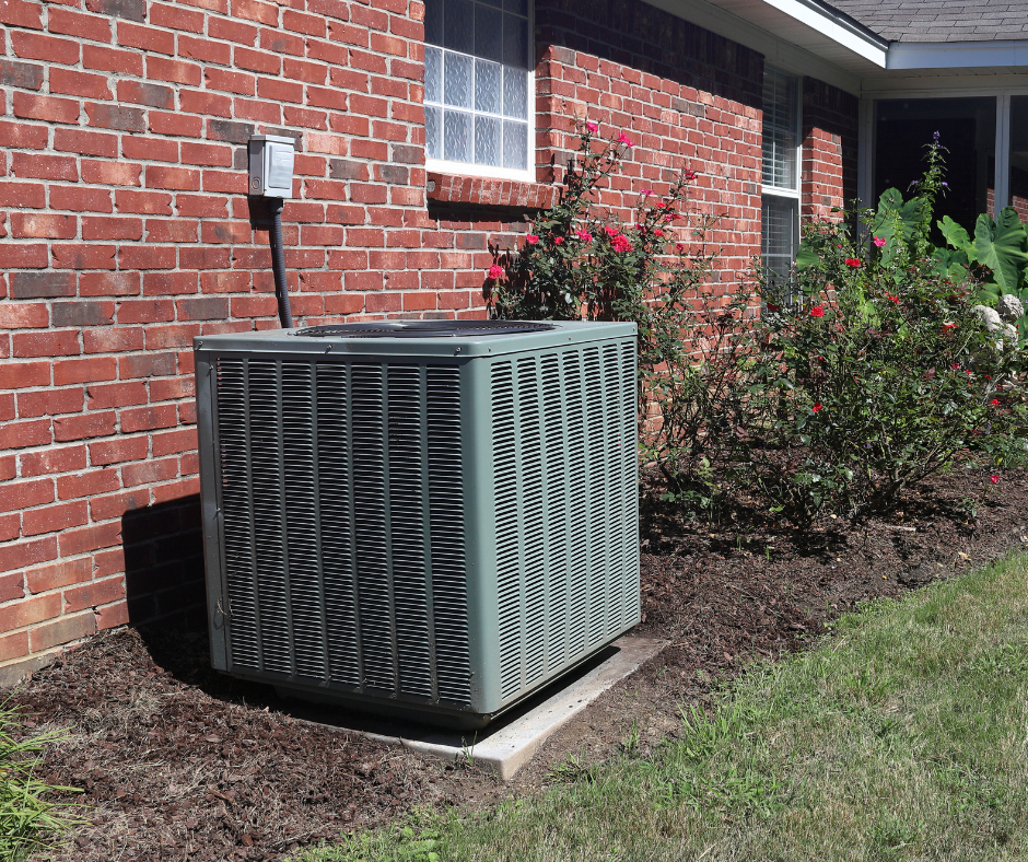 Outdoor AC unit installed by Dominion in Michigan