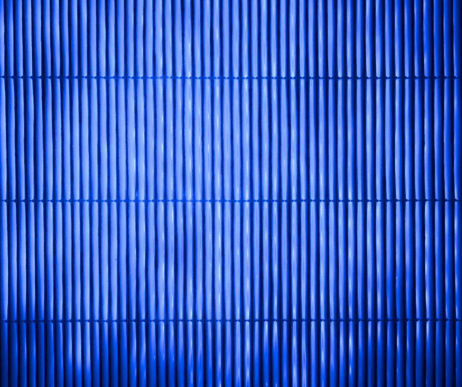 a UV light filter in an 
HVAC filter